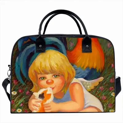 Innocent Kiss Of Angel Travel Tote Bag