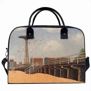 Coney Island Boardwalk Travel Tote Bag