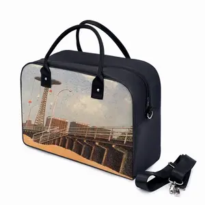 Coney Island Boardwalk Travel Tote Bag