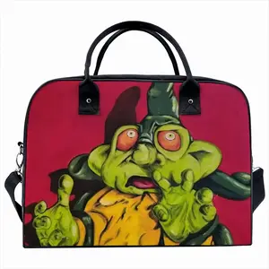 Green Alien Wizard Travel Tote Bag