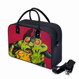 Green Alien Wizard Travel Tote Bag