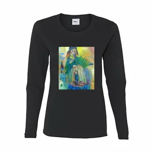 Women Love Long Sleeve T-Shirt (Cotton)