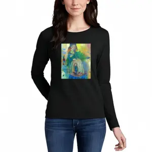 Women Love Long Sleeve T-Shirt (Cotton)