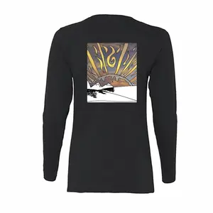 Women Sunset 2 Long Sleeve T-Shirt (Cotton)