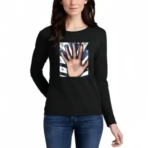 Women Hand Long Sleeve T-Shirt (Cotton)