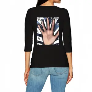 Women Hand Long Sleeve T-Shirt (Cotton)