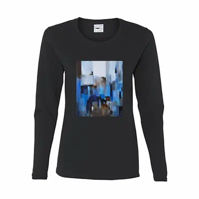 Women Chefchaouen Long Sleeve T-Shirt (Cotton)