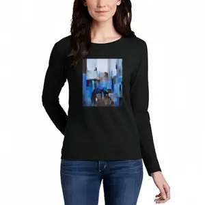 Women Chefchaouen Long Sleeve T-Shirt (Cotton)