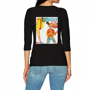 Women Ramones Long Sleeve T-Shirt (Cotton)