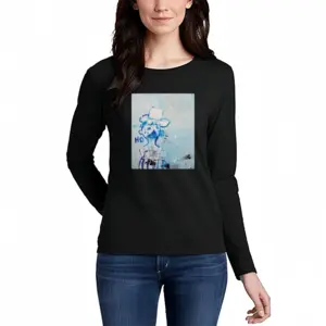 Women Ho The Pimp Long Sleeve T-Shirt (Cotton)