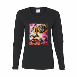 Women Ephemeral Face I Long Sleeve T-Shirt (Cotton)