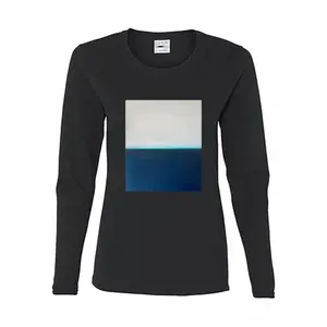 Women Charcoal White Teal Series 3 Long Sleeve T-Shirt (Cotton)