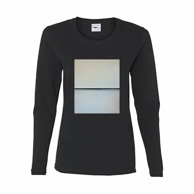 Women Charcoal White No 1 Series 4 Long Sleeve T-Shirt (Cotton)