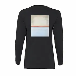 Women White Orange Series 3 Long Sleeve T-Shirt (Cotton)