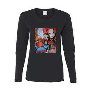 Women Cha Cha Cha Long Sleeve T-Shirt (Cotton)