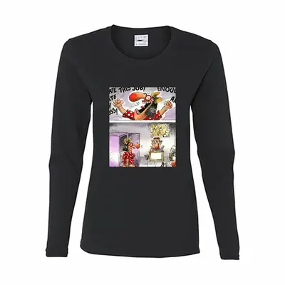 Women Self Expression Cabin Long Sleeve T-Shirt (Cotton)