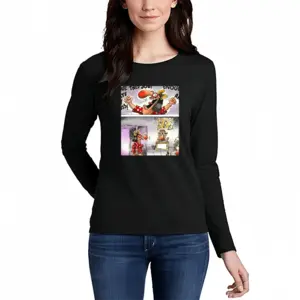 Women Self Expression Cabin Long Sleeve T-Shirt (Cotton)