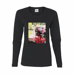 Women The Dark Menace Long Sleeve T-Shirt (Cotton)