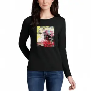 Women The Dark Menace Long Sleeve T-Shirt (Cotton)