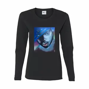 Women Stardust Long Sleeve T-Shirt (Cotton)