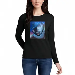 Women Stardust Long Sleeve T-Shirt (Cotton)