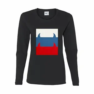 Women Flag 8 Long Sleeve T-Shirt (Cotton)