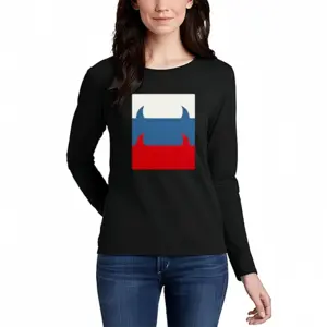 Women Flag 8 Long Sleeve T-Shirt (Cotton)