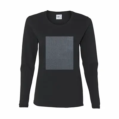 Women Anthracite Long Sleeve T-Shirt (Cotton)