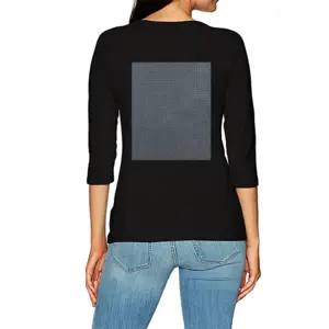 Women Anthracite Long Sleeve T-Shirt (Cotton)