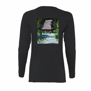 Women Village Silence Long Sleeve T-Shirt (Cotton)