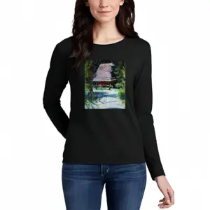 Women Village Silence Long Sleeve T-Shirt (Cotton)