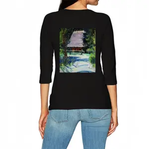 Women Village Silence Long Sleeve T-Shirt (Cotton)