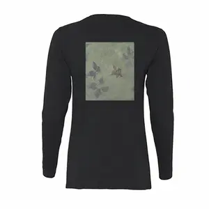 Women Clematis Vine Long Sleeve T-Shirt (Cotton)