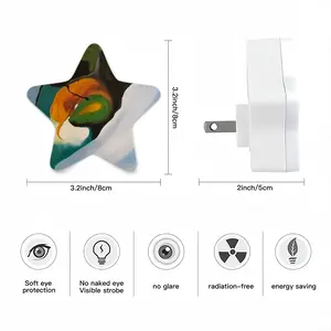 Floral Motion Sensor Night Light (Star)