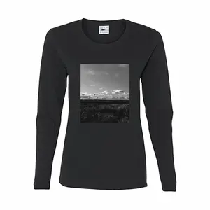 Women Far North Wind Turbine Long Sleeve T-Shirt (Cotton)