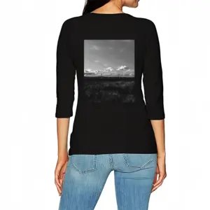 Women Far North Wind Turbine Long Sleeve T-Shirt (Cotton)