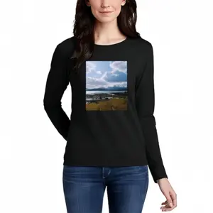 Women Cold Spring Day Long Sleeve T-Shirt (Cotton)