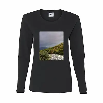 Women A Wintery Kildonan Burn Long Sleeve T-Shirt (Cotton)