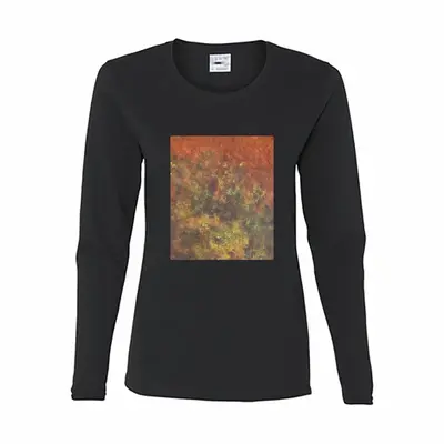 Women Blast Of Color Long Sleeve T-Shirt (Cotton)