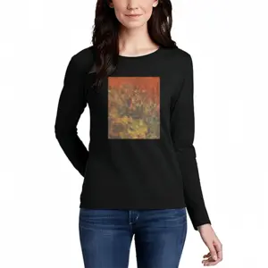 Women Blast Of Color Long Sleeve T-Shirt (Cotton)