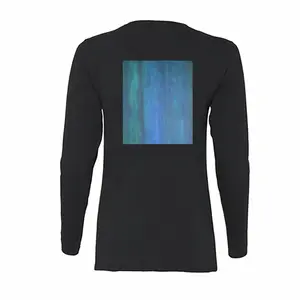 Women Emerald And Blue I Long Sleeve T-Shirt (Cotton)