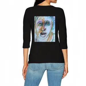 Women Just Looking Long Sleeve T-Shirt (Cotton)