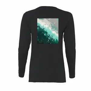 Women Seagulls Long Sleeve T-Shirt (Cotton)