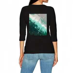 Women Seagulls Long Sleeve T-Shirt (Cotton)