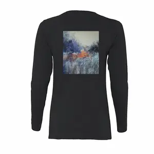 Women Moody Landscape Long Sleeve T-Shirt (Cotton)