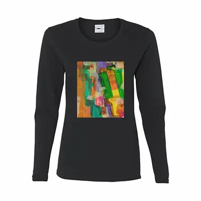 Women Mixing Long Sleeve T-Shirt (Cotton)