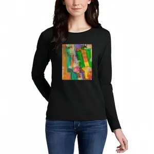 Women Mixing Long Sleeve T-Shirt (Cotton)