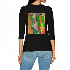 Women Mixing Long Sleeve T-Shirt (Cotton)