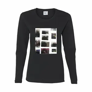 Women Printed Press Long Sleeve T-Shirt (Cotton)