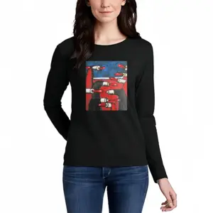 Women War Long Sleeve T-Shirt (Cotton)